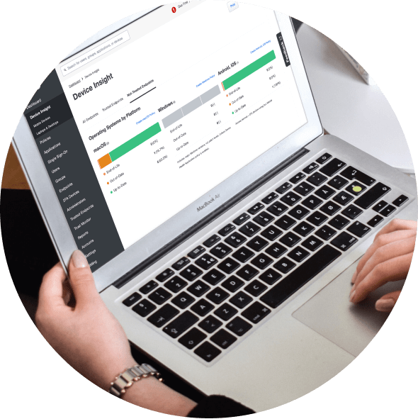 image of a Duo Device Insight dashboard