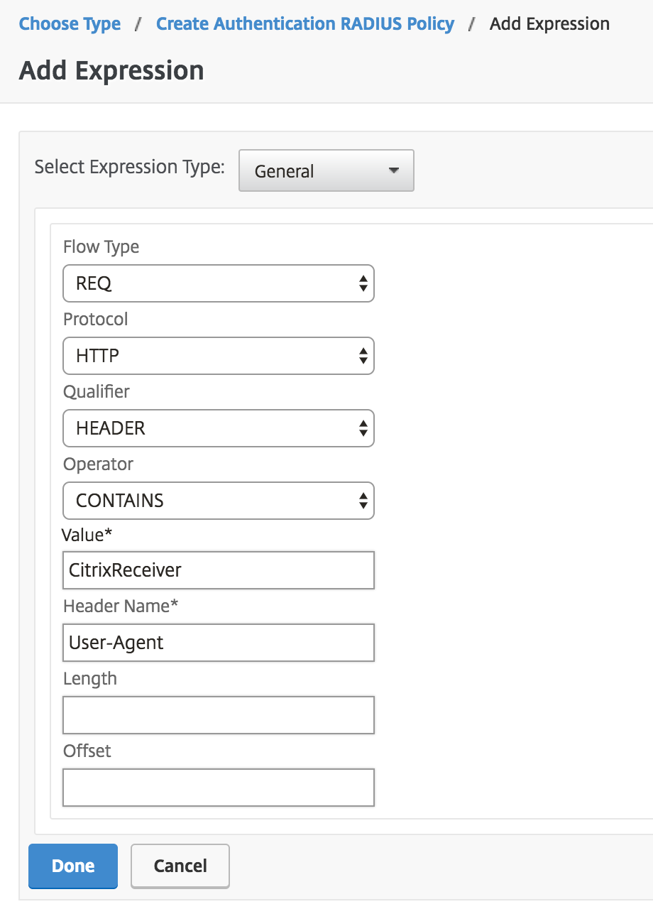 Expression for Receiver