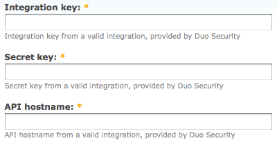 Drupal Duo Settings