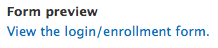 Drupal Form Preview