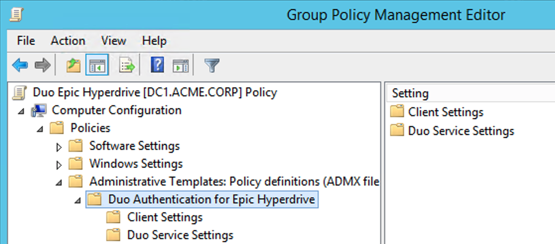 Group Policy Editor